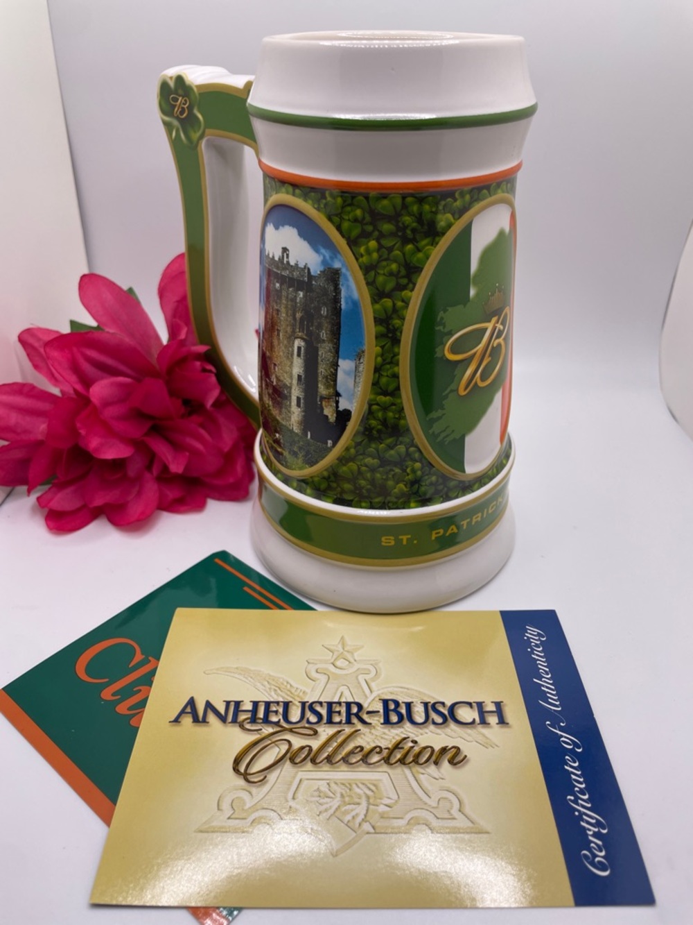 2004 Anheuser-Busch Collection St. Patrick's Day Ceramic Beer Stein - Picture 6 of 7